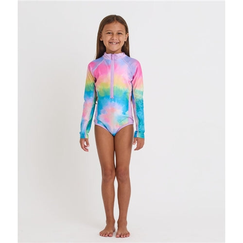 YOUTH GIRLS LS SWIMSUIT