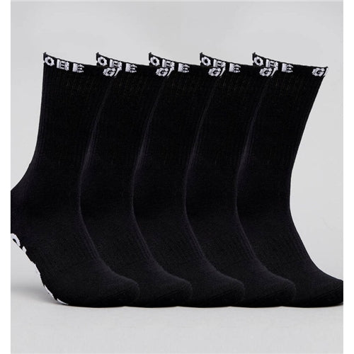 BLACKOUT CREW SOCK 5 PK