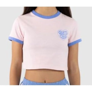 BALOON HEART CHEST TEE -TEENS