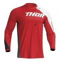 THOR JERSEY YTH SECTOR EDGE RED/WHITE