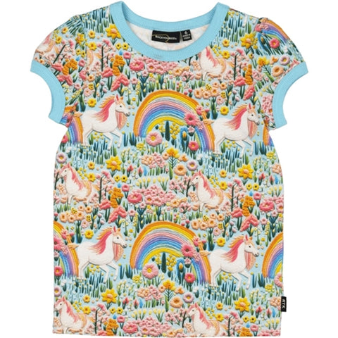 EMBROIDERED UNICORNS T-SHIRT