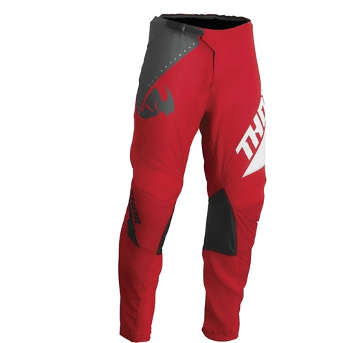 THOR PANT SECTOR YOUTH EDGE RED/WHITE