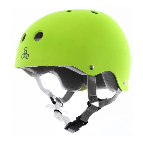 TRIPLE 8 SKATE NEON GREEN HELMET M