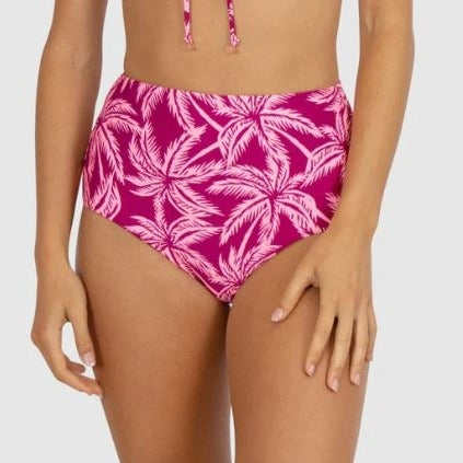 HOT TROPICS ULTRA HIGH PANT - CRIMSON