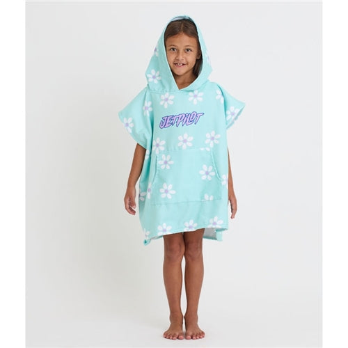 YOUTH HOODIE TOWEL TEAL