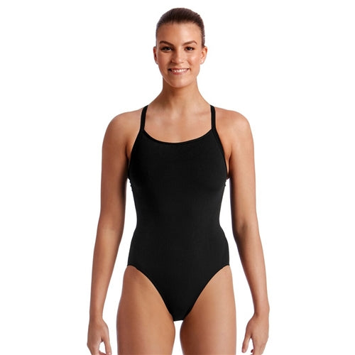 STILL BLACK SECURE ONE PIECE (PERIOD SWIMWEAR)