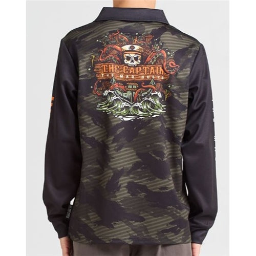 THE KRAKEN CAPTAIN YOUTH FISHING JERSEY