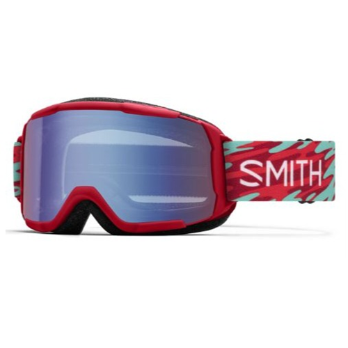 Daredevil Crimson Swirled I Blue Sensor Mirror YOUTH/LADIES SNOW GOGGLES