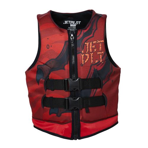 JETPILOT BOYS REX YOUTH CAUSE NEO VEST RED