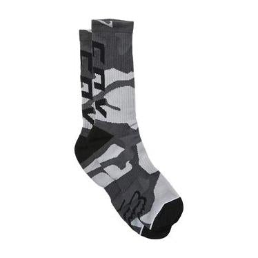 CAMO CUSHIONED CREW SOCKS BLK CAMO